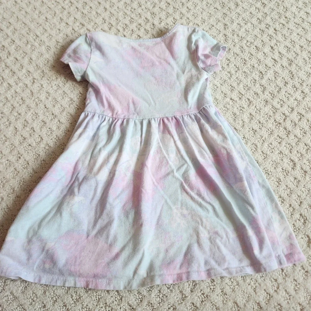 Disney Ariel Little Mermaid Tie‎ Dye Glitter Dress Girls size 3T